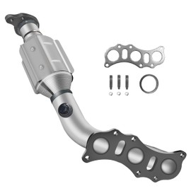 [Front Right]FortunaFlow Exhaust Manifold Catalytic Converter Compatible with Toyota 4Runner 2003-2009 4.0L,Reference 16391(EPA Compliant+Heat Shield+Bank 2)