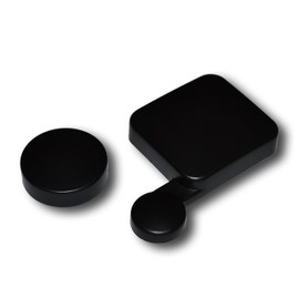 Lens Protector and Lens Cover and Compatible with GoPro Hero 3 + and 4 Silver & Black Editions/Lens Cover/Caps/Covers/Protective Cover in Black (Not An Original Charmate GoPro Item, Matching 3rd Party (Third Party))