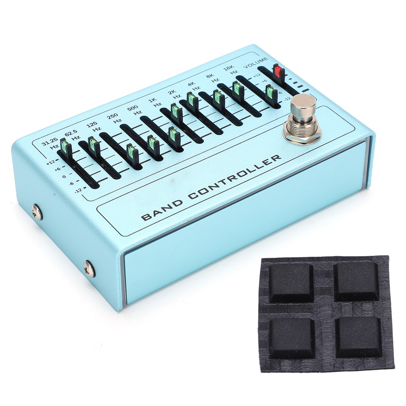 Sound Equalizer 10 Band EQ Pedal Guitar Bass Tuning Accessories