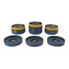 Bento Lunch Box Round with Lid Bag Leakage Proof Stainless