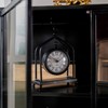 SOFFEE DESIGN 7.5'' x 10'' Mantel Clock Iron Tower Frame,