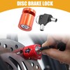 Partuto 1 Set Universal Disc Brake Lock - Aluminium Alloy