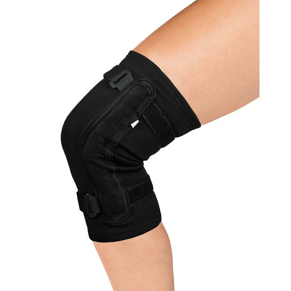 Compression Knee Support Brace Adjustable with Hinge Knee Sleeves Brace