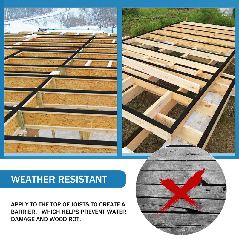 Heelos Deck Joist Tape 1-5/8'' x 50', Butyl Deck Tape