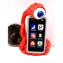 Zuru Mega Gross Mini Brands New Zuru Mega Gross Eye Phone Vs I Phone Series 2 PRETTY COOL
