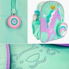Harry Bear Kids Backpack Princess Unicorn Green