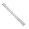 Regla Metálica Resistente, 30 cm, Plateada