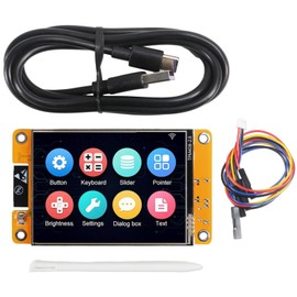 AITRIP 2 Pack ESP32 Development Board ESP32-2432S028R WiFi Bluetooth 2.8 Inch 240X320 Smart Display TFT Module Touch Screen for Arduino