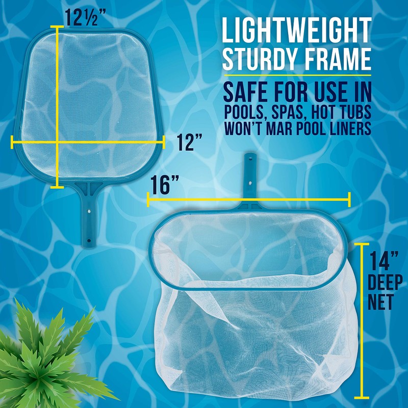 U.S. Pool Supply Professional Swimming Pool Leaf Skimmer Net and