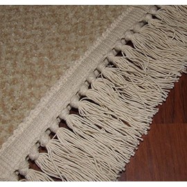 Cotton Replacement Rug Fringe (6 Foot (182 cm))