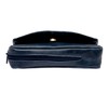 Leather Pipe Case Holder Pouch 4 Colors (Navy)