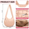 Kamsyluci Puffer Tote Bag For Women Quilted Crossbody Bag, Lightweight