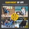 BUNKER INDUST Folding Camping Chair, Oversized with Padded Cushion, Outdoor