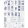 (Set of 30) RT02 Long-lasting semi-permanent real tattoo lettering waterproof tattoo sticker, 1 pc, RT02-O30 / (30장세트)RT02 오래가는 반영구 리얼 타투 레터링 방수 문신 타투스티커, 1개, RT02-O30