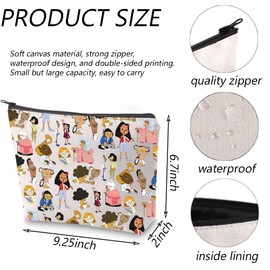 TGBJE Cartoon Movie Merchandise Makeup Bag Penny Proud Gift Suga Mama Fans Gift Cartoon Characters Zipper Pouch (Proud cartoon all bag)