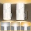 AUAUY Pack of 2 Night Light Socket with Motion Sensor
