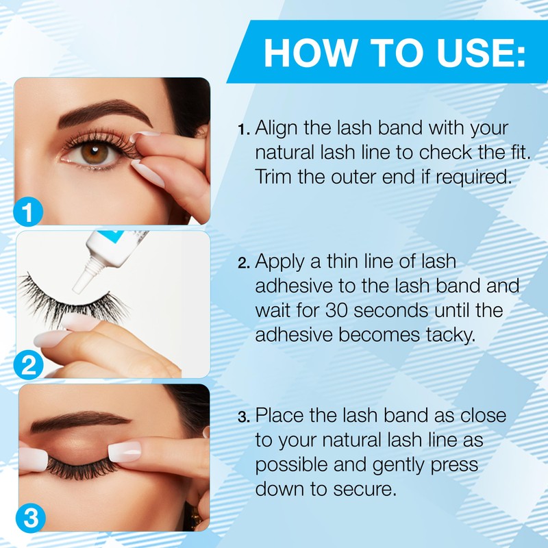 Duo Striplash Adhesive, Clear Lash Glue for Fake Lashes, Lash