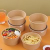 Goboxad 50 Pack - 32oz Heavy Duty Paper Bowls With