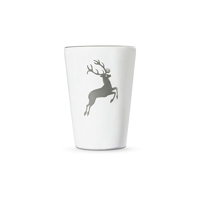 GMUNDNER KERAMIK Drinking Cup Capacity: 0.28 Litres Grey Deer Crockery