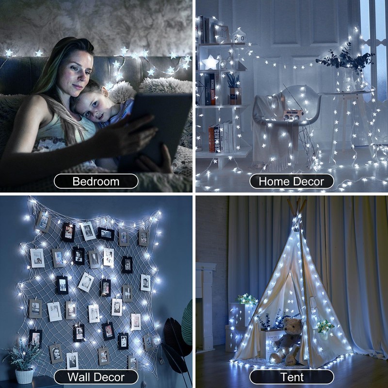 Brightown Star String Lights Battery Operated - 2 Pack 17