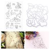 Transparent Stamp Rubber TPR Rectangle DIY Journal Rabbit Pattern Craft