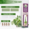 Duspro Green Stackable Mesh Moss Pole for Plants Climbing Vine