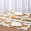 Denique Boho Placemats Set of 13 PCS - Handmade Grass