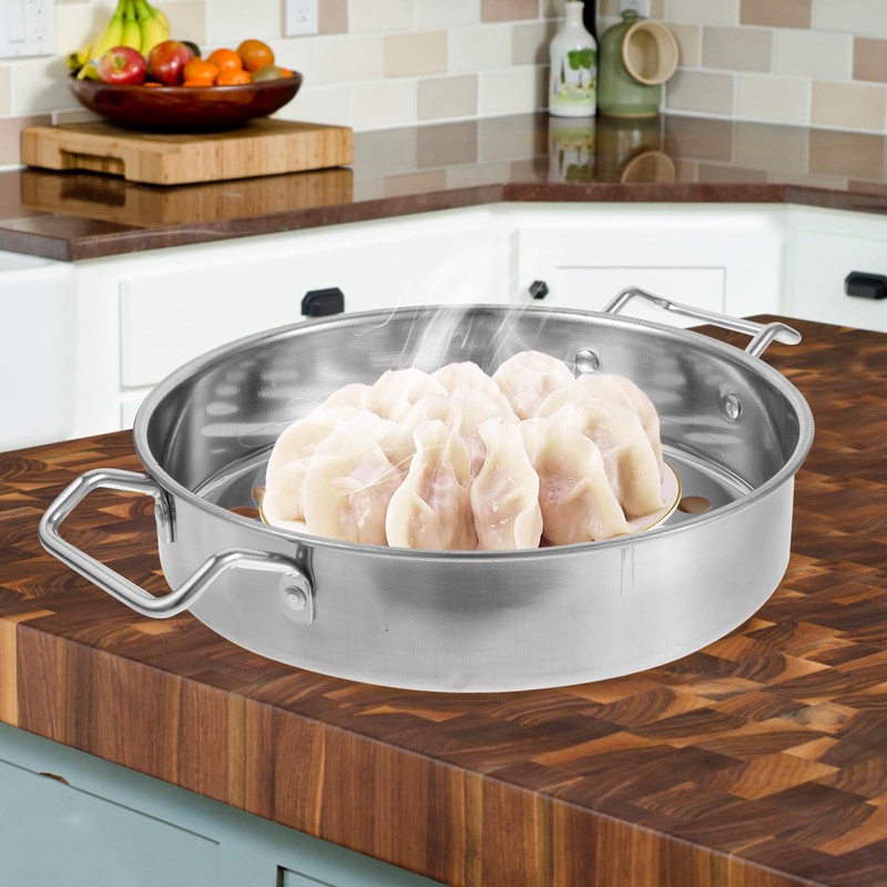 Stainless Steel Large Hole Colander for Shrimp Pasta & Vegetables