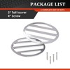 OLIMPOCICLI Corvette Tail Light Louver Cover Kit Fits: 1997-2004 Corvettes,