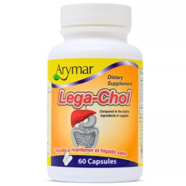 Arymar Lega-chol Liver Health Supplement, 60 Caps - Supports Liver Function