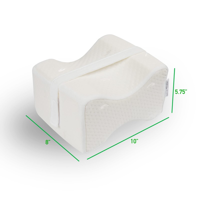 Mind Reader Knee Pillow, Lumbar Support, Leg Pillow, Sciatica, Side