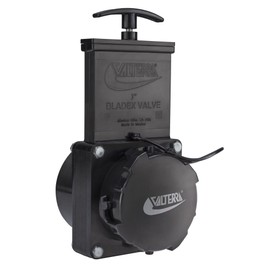 Tough Grade Blackwater Waste Valve | RV Tank Valve | Heavy-Duty ABS Plastic | Corrosion-Resistant | Leak-Proof Fit – Compatible with Standard RV Blackwater Systems | Cap Included (3")