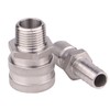 DERNORD 1/2 Inch Stainless Steel Quick Disconnect Set - Beer
