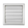 Lambro Industries, Inc.-8" White Plastic Louver Vent (Price Per Piece).