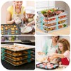 8PCS Baking Sheet Stackers,Space-Saving Tray Stackers, Reusable Trays Stacking Holder,Multi-purpose