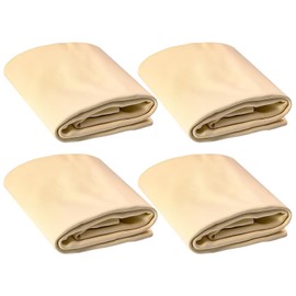 Rudfovn 4 Pcs 40 X 30 cm Imitation Chamois Leathers for Cars, Soft High Absorbent Artificial Shammy Leather Cloth for Car Windows