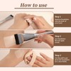 Thoquene 3 Stück Foundation Pinsel, Ultra Thin Make Up Brush