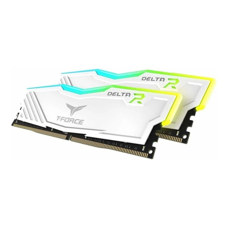 Memoria RAM T-Force Delta RGB gamer color blanco 16GB 2