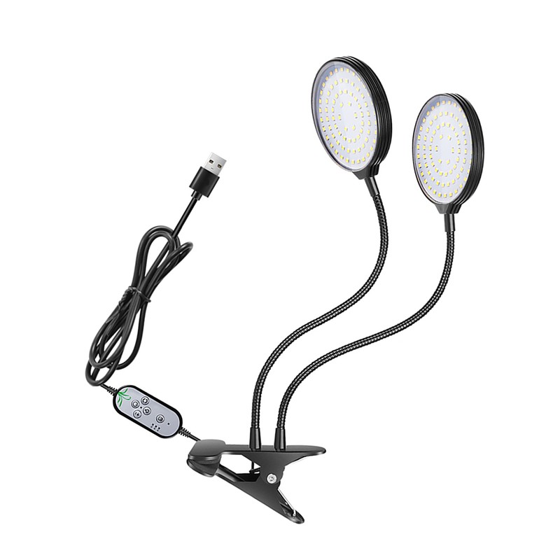 USB Plant Grow Light 156 LEDs Sunlight Full Spectrum Adjustable