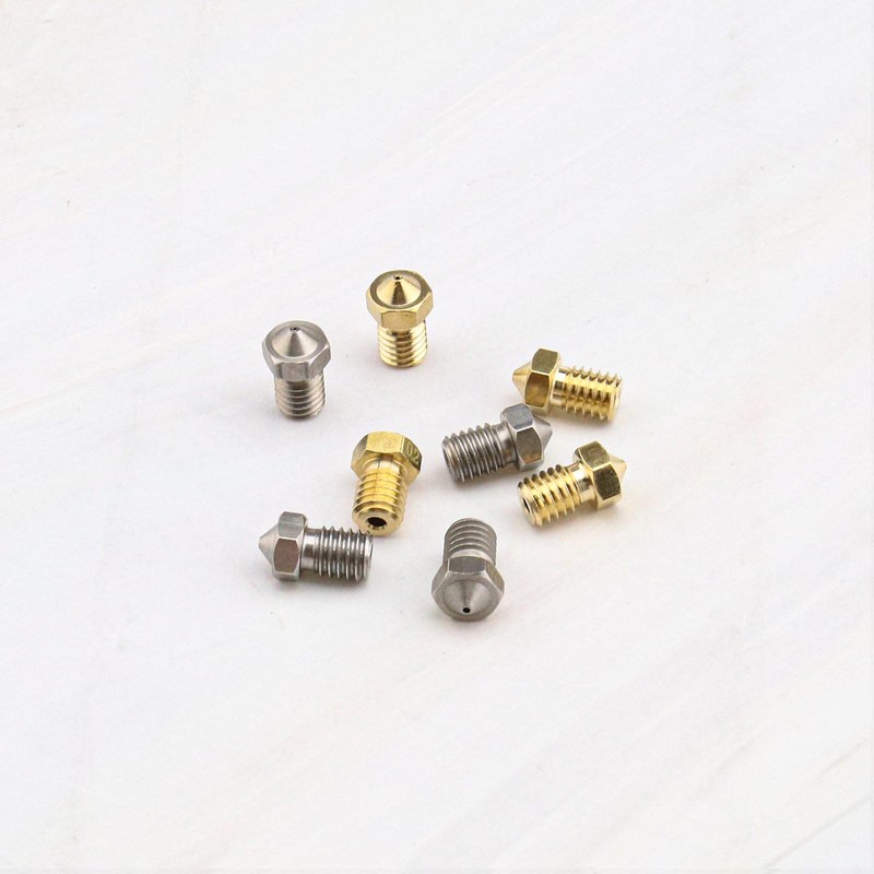 EMSea 16-Piece 3D Printer Nozzle Set, Size 0.2 mm, 0.4