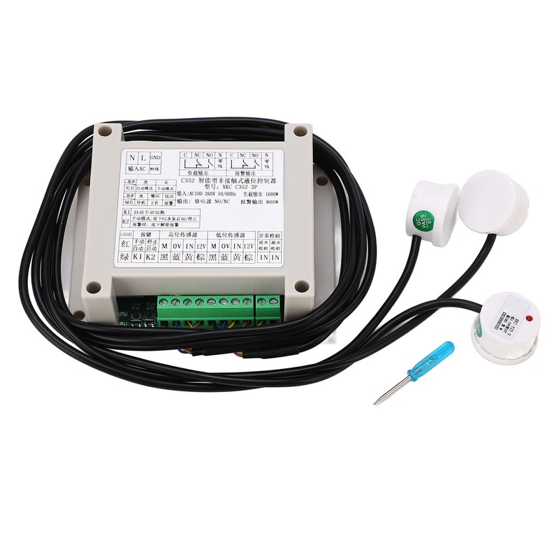 AC100 to 260V Automatic Water Level Controller XKC C352 3P