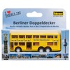 Idena 4229634 - Modellbus Berliner Doppeldecker, mit Freilauf, ca. 13