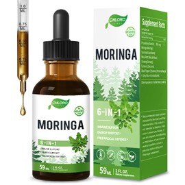 LYFE Moringa Leaves Drops - 6-in-1 Organic Herbal Blend with Maca Root & Panax Ginseng for Daily Energy, Immune & Antioxidant Support - 2 oz