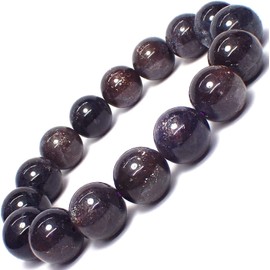 Happiness Stone Power Stone Bracelet with High Quality Rare Natural Stone Iolite Sunstone, Stone, Iolite Sunstone