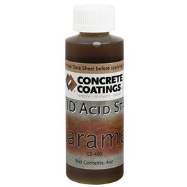 CC Concrete Coatings Vivid Acid Stain for Concrete - 4oz Tester - Caramel