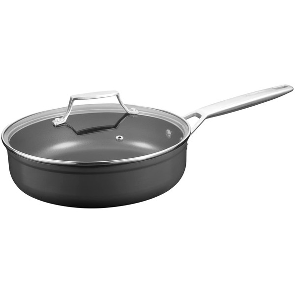 MsMk 3.5 Quart Saute Pan with lid, Carbonize also Nonstick,