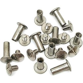 3/8" Stainless Steel Chicago Screws 10 Pack