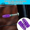 BOROLA Presta Valve Caps 4 Pack Anodized Aluminum Alloy Bicycle
