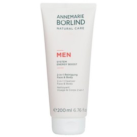 Strawberrynet 안네마리보린 - 남성 시스템 에너지 부스트 2-in-1 클렌저 페이스 & 바디 Anne Marie Borlind - Men's System Energy Boost 2-in-1 Cleanser Face & Body