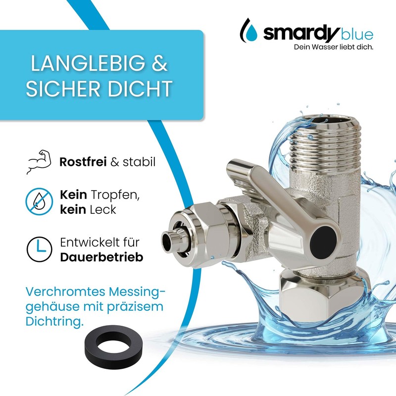 smardy Connection Kit for Side-by-Side Refrigerator & Osmosis System -